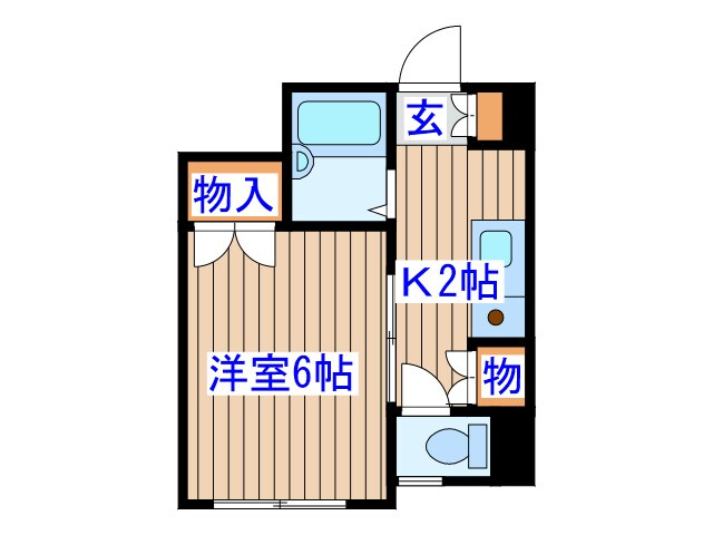 ベルソ－レ北目町の物件間取画像