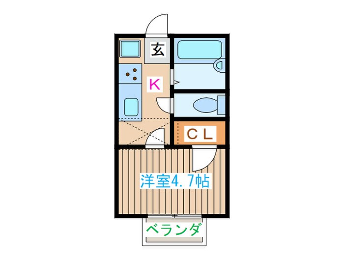 サニーライフ苦竹の物件間取画像