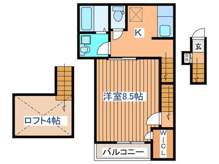 フェレテリア・Eの物件間取画像