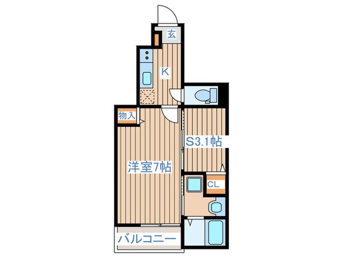 マサキヤCの物件間取画像