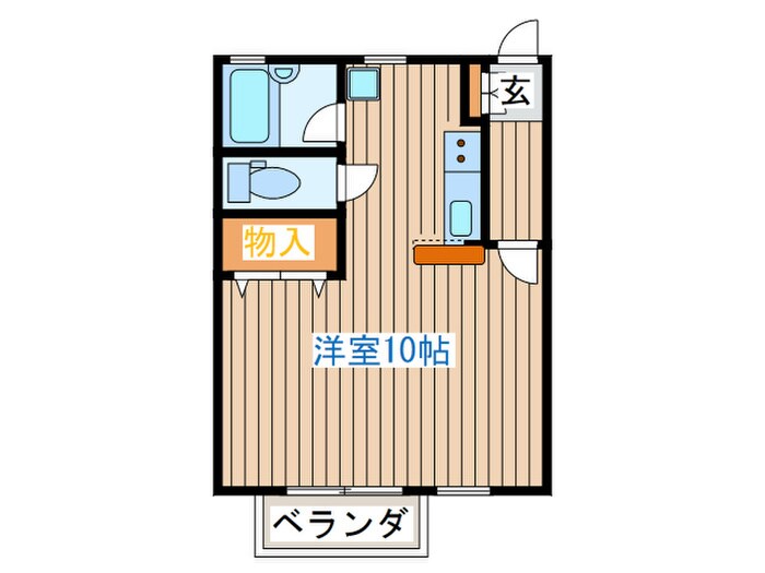 リトルスター長町の物件間取画像