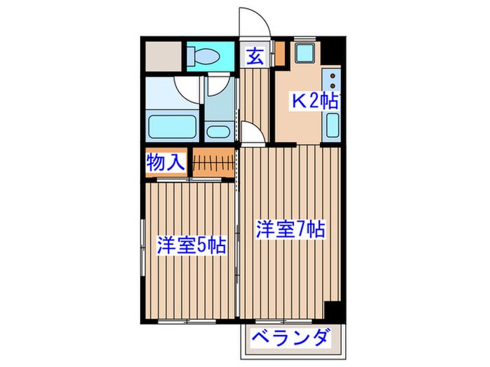 フォルス八幡の物件間取画像