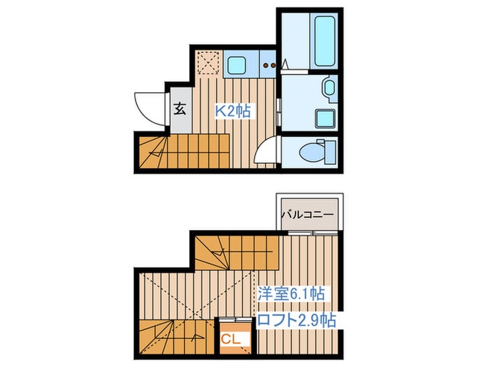 D-CASA文化町の物件間取画像