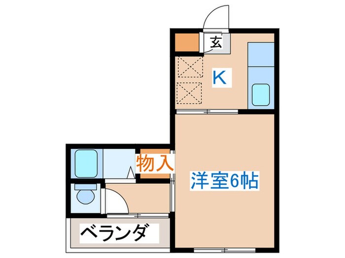 第二大澤コーポの物件間取画像
