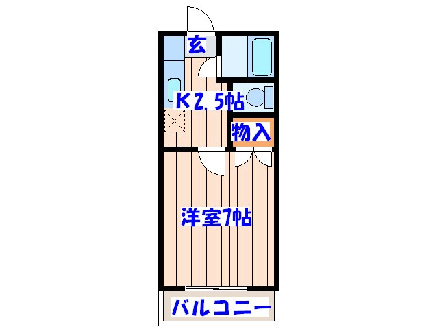 ハウス・ラベンダーの物件間取画像