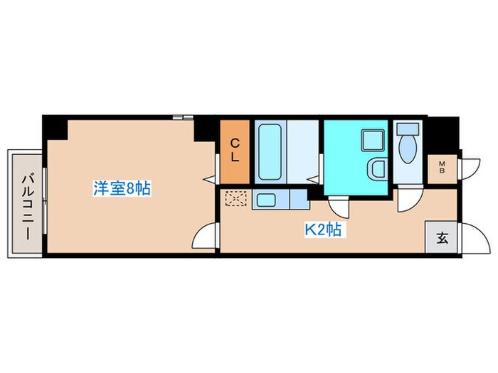 フェリーチェプレッソ北目町の物件間取画像