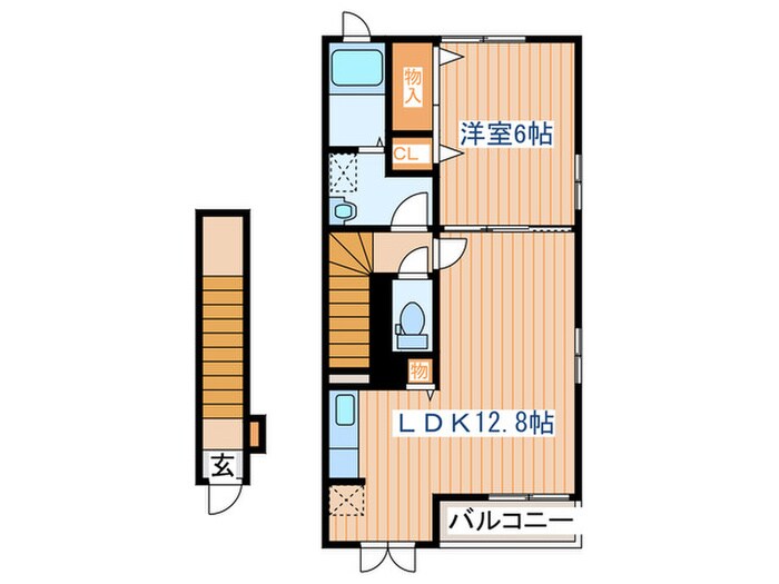 ダンデライオン弐番館の物件間取画像