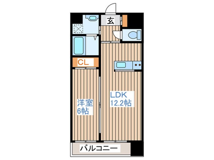 パルメゾン長町の物件間取画像