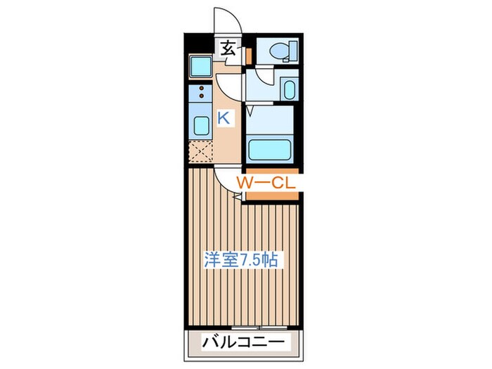 エヌエー宮城野の物件間取画像