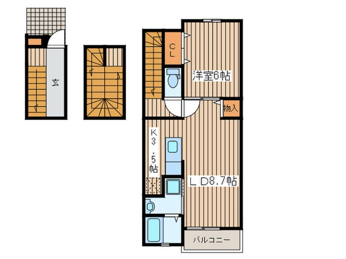 アイラビスタ　Ⅱの物件間取画像