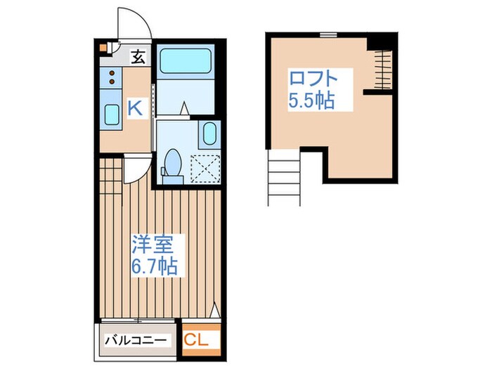 クリアースの物件間取画像