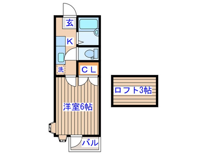 クリフサイド旭ヶ丘の物件間取画像