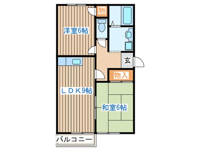 ラ・フレーズＡの物件間取画像