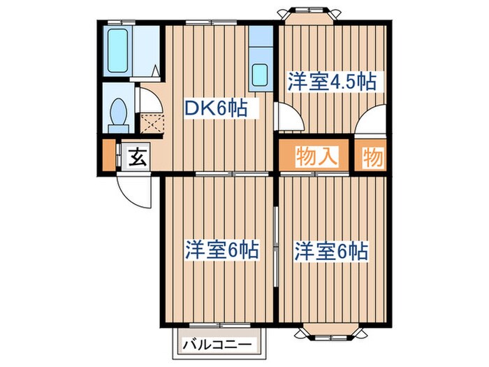 レクサス南光台Ⅰの物件間取画像