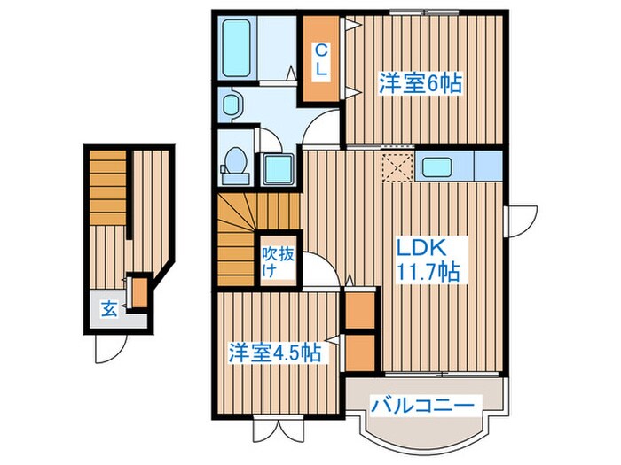 メゾン桜小路の物件間取画像