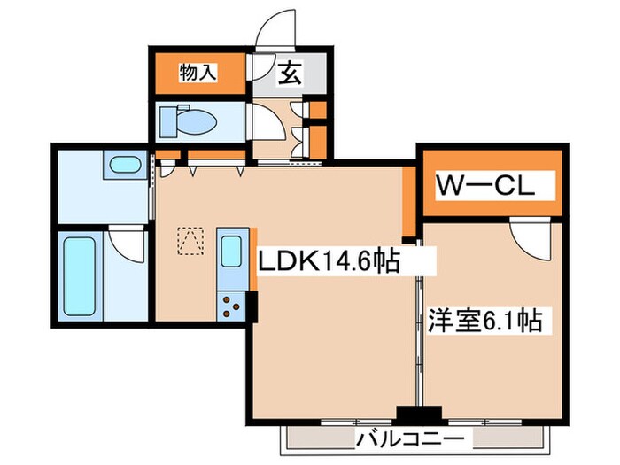 ベレオ北四番丁の物件間取画像