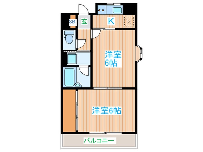 ロイヤルヒルズ成田町の物件間取画像