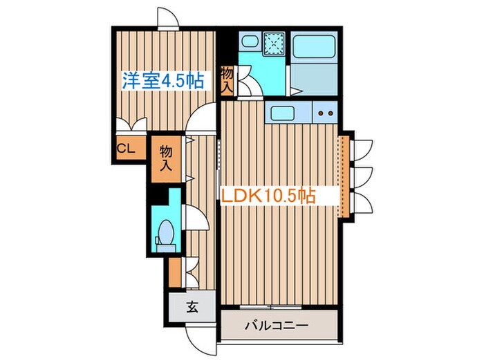 リーコーポ参番館の物件間取画像