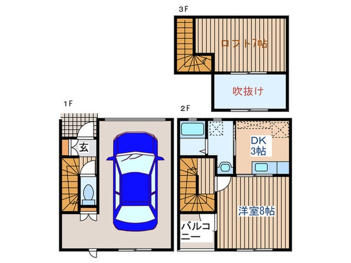 FORTRESS壱番館の物件間取画像