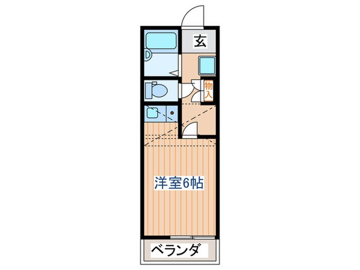 ＴＪハイツの物件間取画像