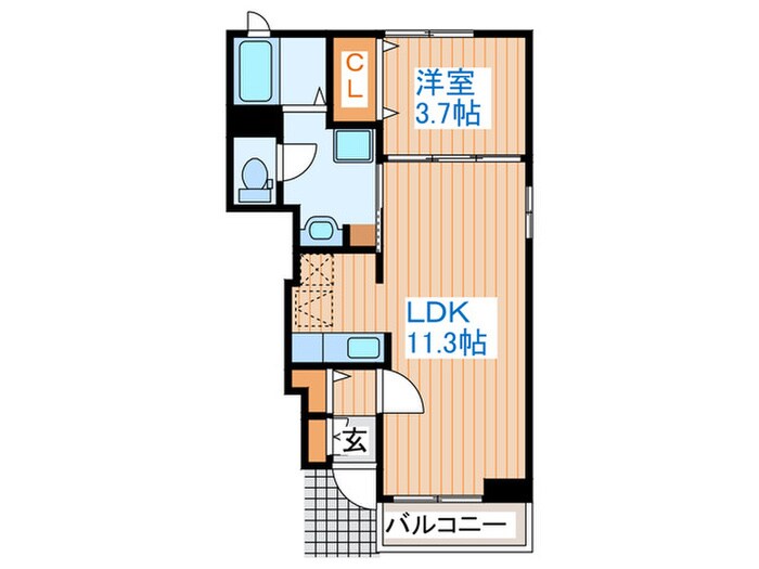 ルミエールサカエの物件間取画像