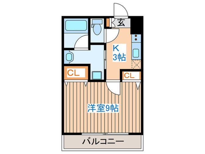 スカイテラス２号館の物件間取画像