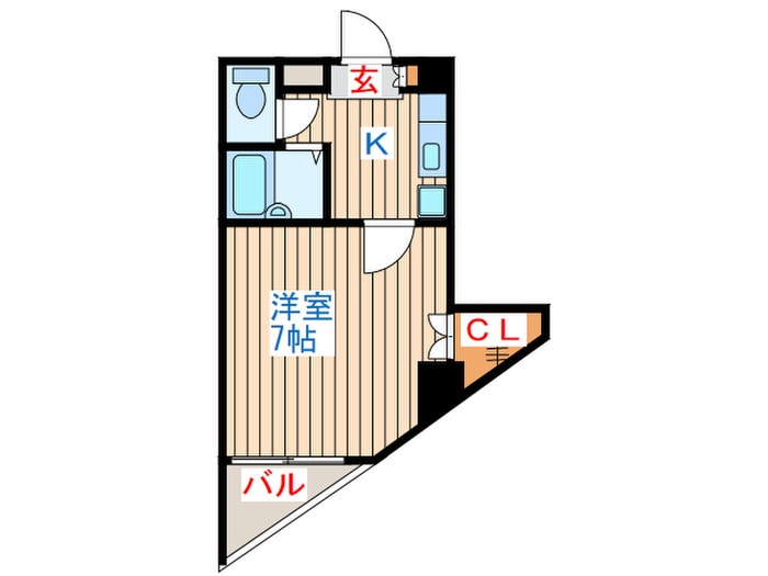 アバンザ鵬圖の物件間取画像