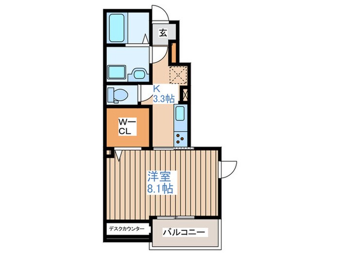 シューネスハイム　ミルト西館の物件間取画像