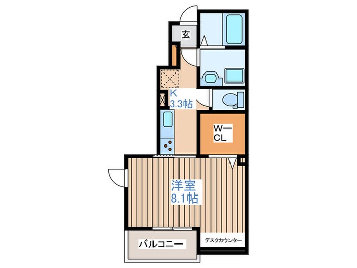 シューネスハイム　ミルト西館の物件間取画像