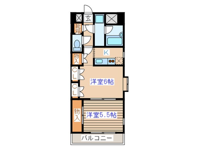 ロイヤルヒルズ泉中央の物件間取画像