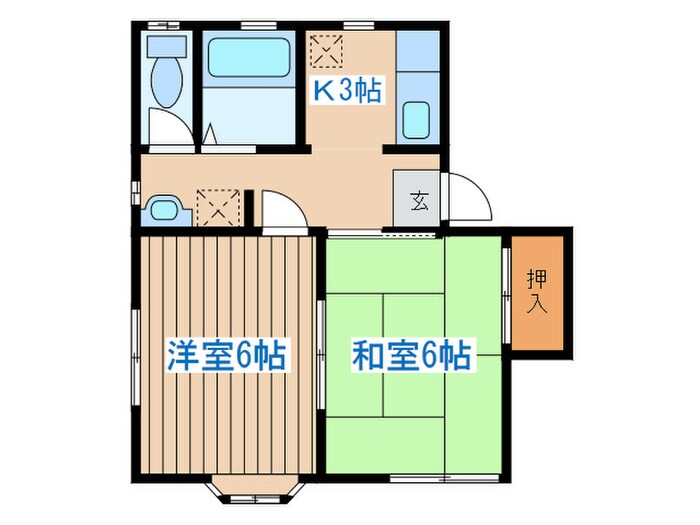 第２文化ハイツの物件間取画像