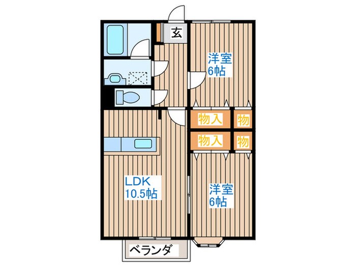 スカイウインドⅤの物件間取画像