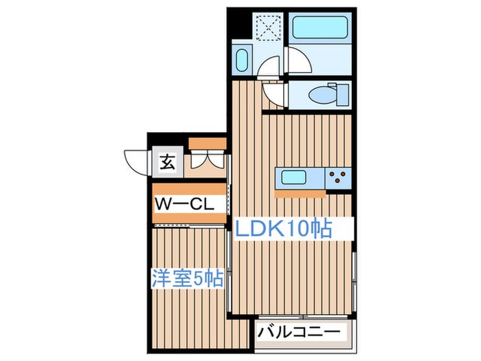 ベレオ真栄広瀬町の物件間取画像