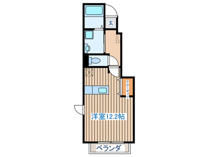 ＨＩＬＴＯＮ９１０Ｂの物件間取画像