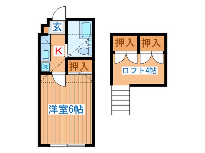 ロングラン台原Ⅱの物件間取画像