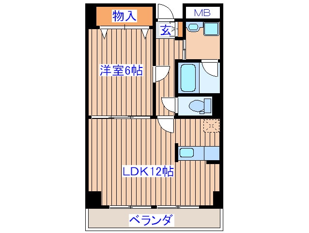 サ－クル１０ビルの物件間取画像