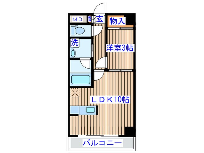 サ－クル１０ビルの物件間取画像