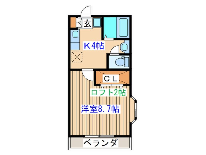 ノ－ブルカ－サ川平２の物件間取画像