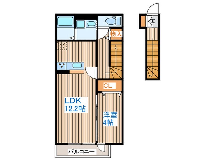 D-room高松の物件間取画像