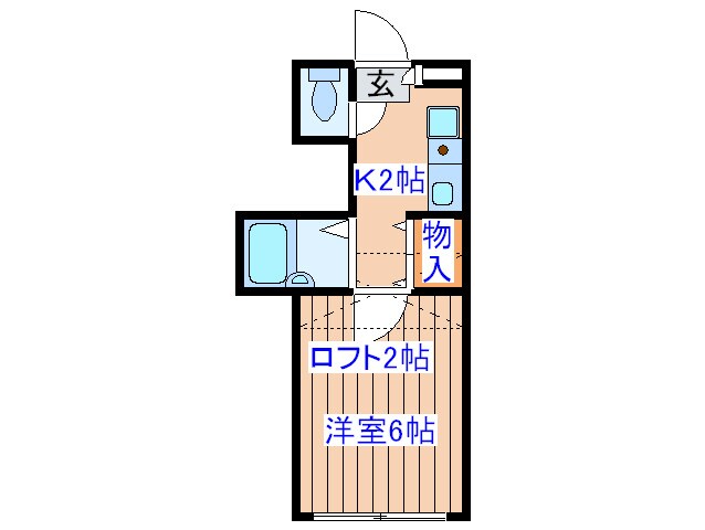 サンアローズ新田西の物件間取画像