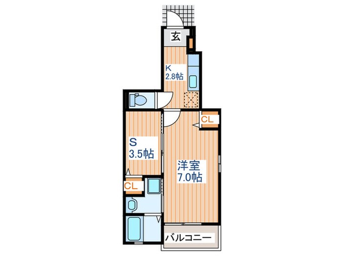 ベルフィミーモ東松島の物件間取画像