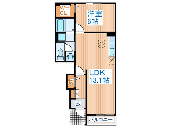 グラース　藤の物件間取画像