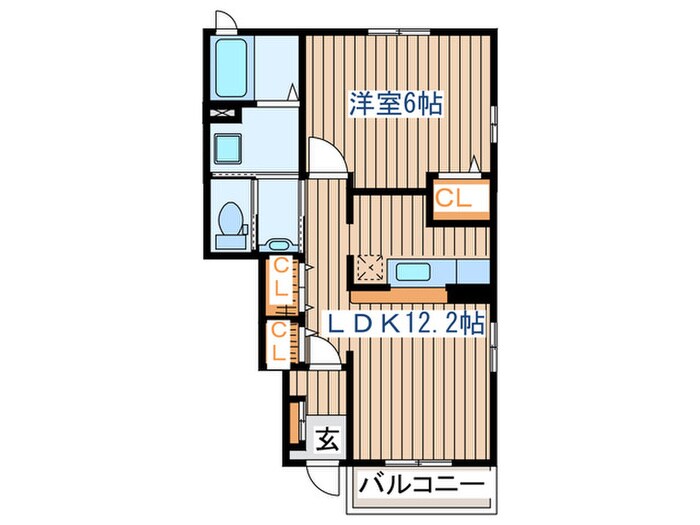 ホープヒルズ2番館の物件間取画像