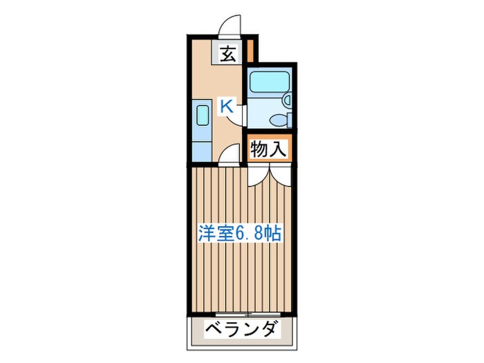 コーポ砂押南の物件間取画像