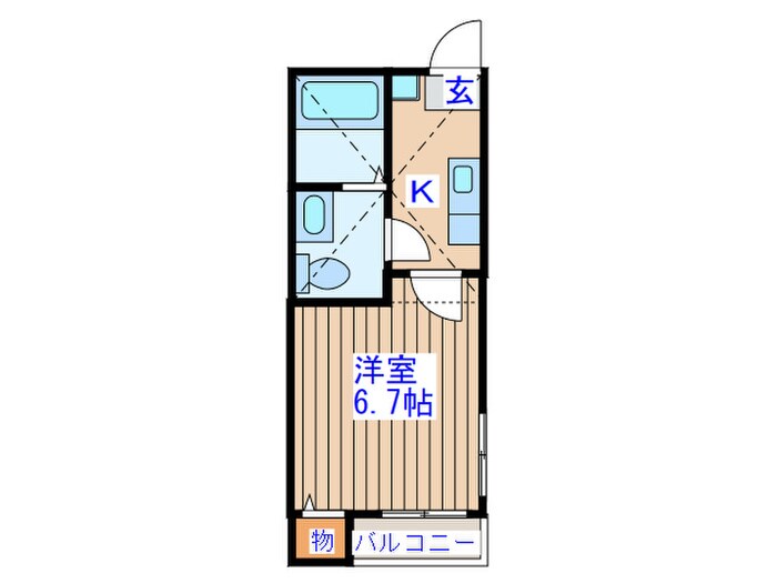 ウエストヴィレッジの物件間取画像