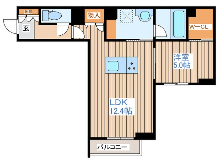 シャーメゾンライト二番館の物件間取画像