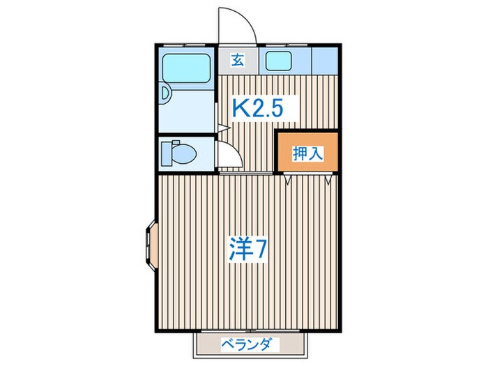 リバーサイドＫＳの物件間取画像