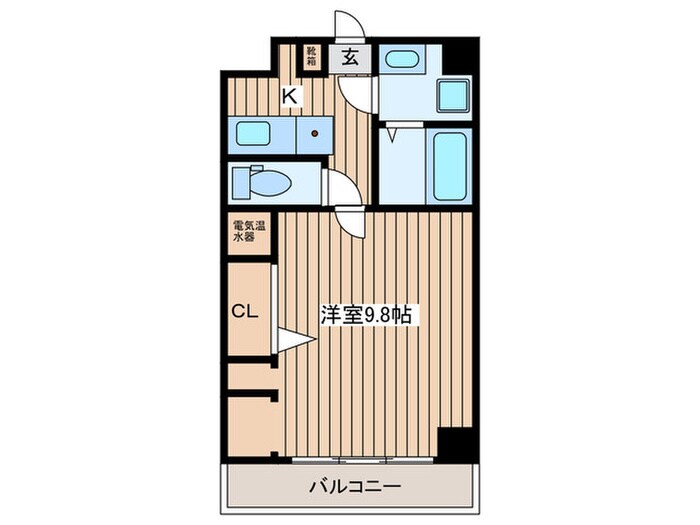 BES仙台新寺コートの物件間取画像