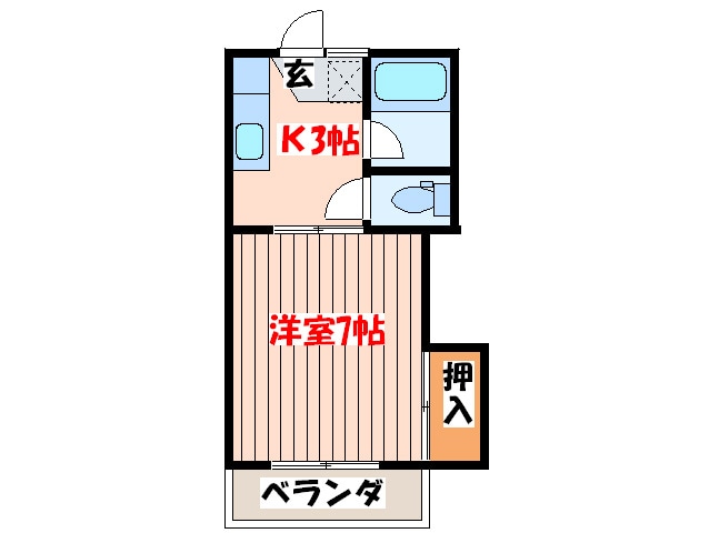 ア－バンハイツ神明の物件間取画像