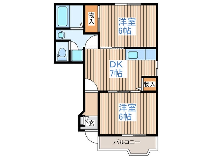 メゾン・ポワールの物件間取画像